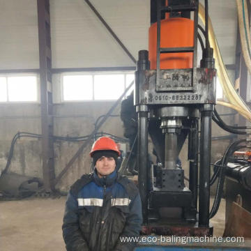 Vertical High Pressure Aluminum Shavings Briquette Machinery